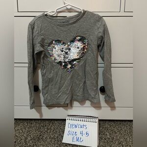 Buttery Soft Crewcuts Sequin Tee